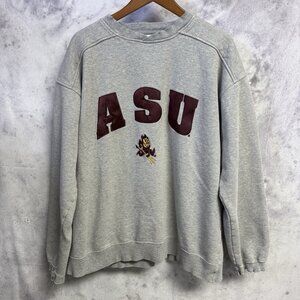 Vintage Arizona State University ASU Sweatshirt Mens XL 25x26.5 Gray Crew Neck